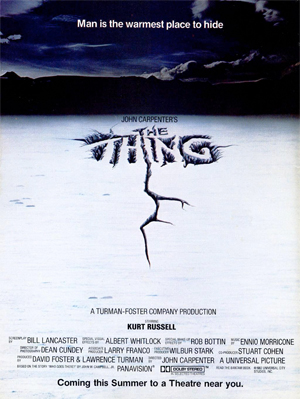 THE THING (1982) John Carpenter ART PRINT Kurt Russell VIDEOGAME R.J.  MacReady!