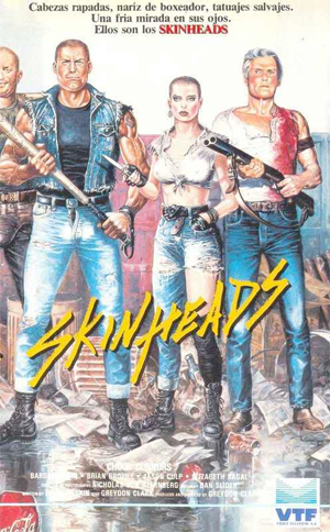 Cool poster art. Reminds me of CLASS OF 1984. But why does it look like Chuck is in the skinhead gang?