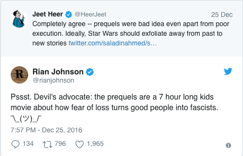 Star Wars' Fans Vehemently Defend Controversial 'The Last Jedi' as It  Trends - Inside the Magic