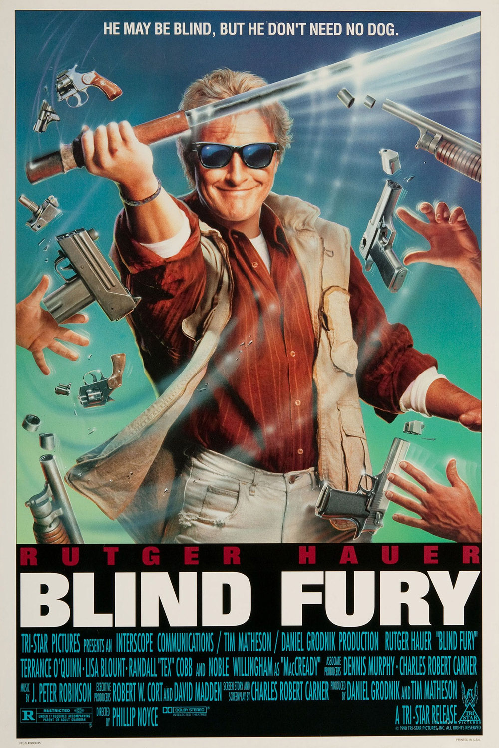 Blind Fury (1990) Poster