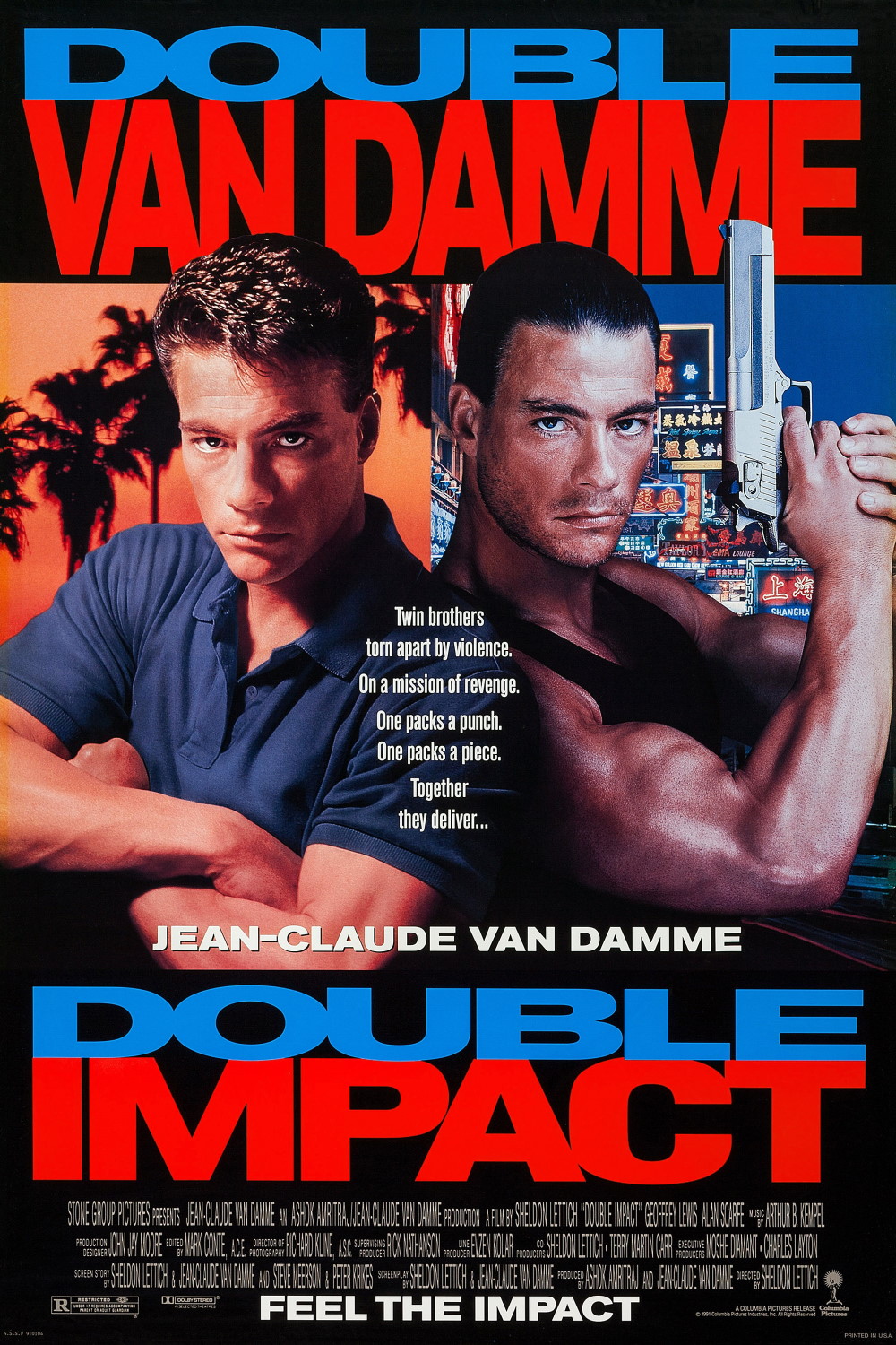 Poster for Double Impact (1991)