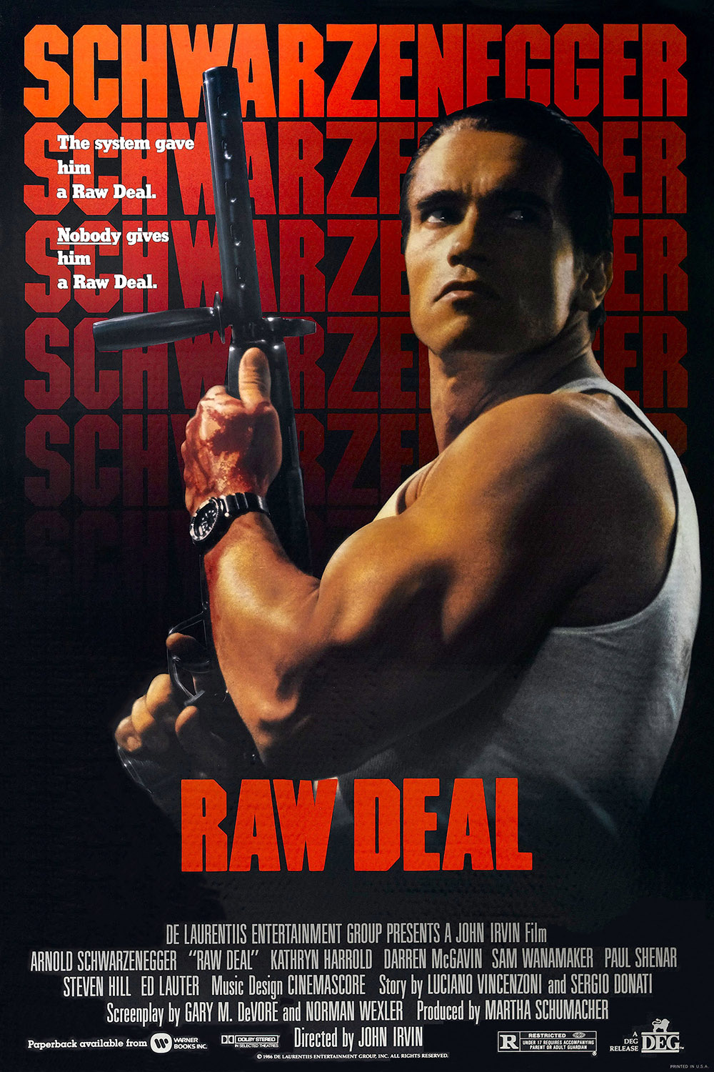 Raw Deal (1986) Poster