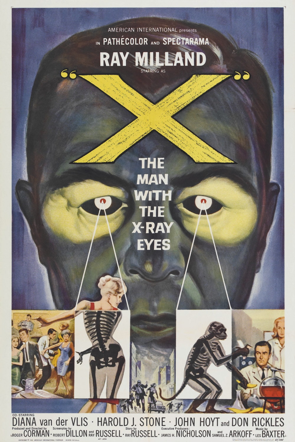 X: The Man with the X-Ray Eyes (1963) Poster