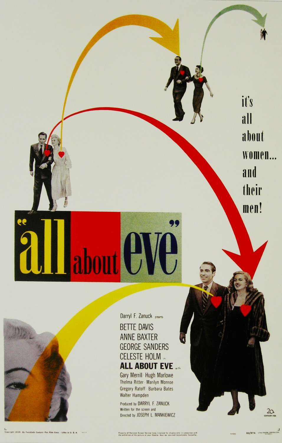 All About Eve (1950) Poster