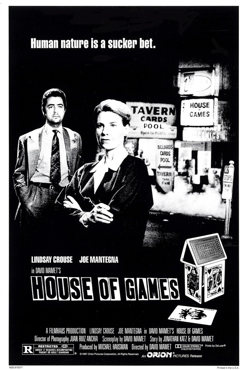 House of Games (1987) Poster