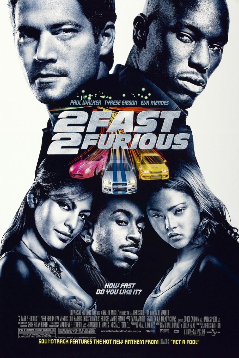 2 Fast 2 Furious (2003) Poster