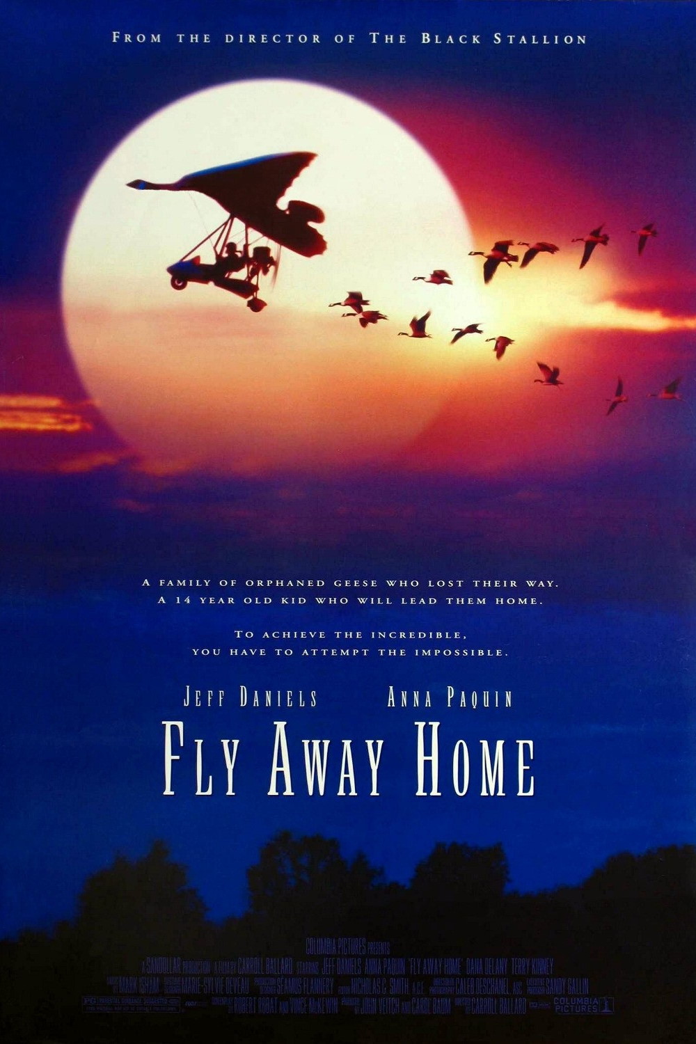 Fly Away Home (1996) Poster