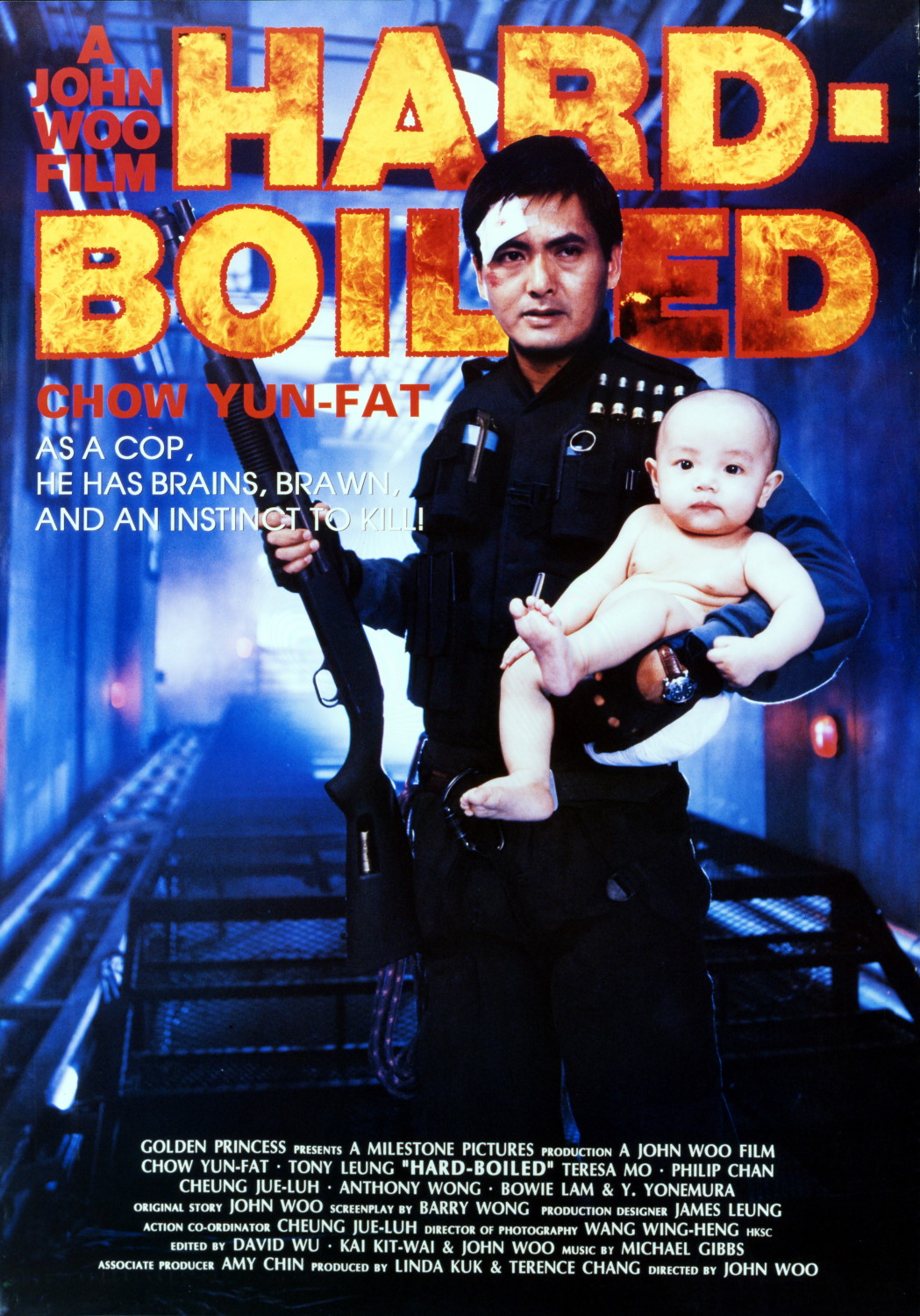 Hard Boiled (1992) Poster