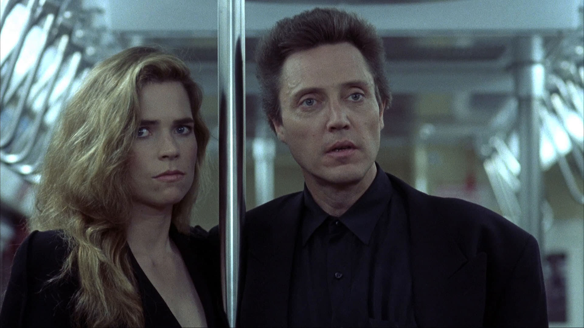 King of New York movie still, 1990. Christopher Walken as Frank White.