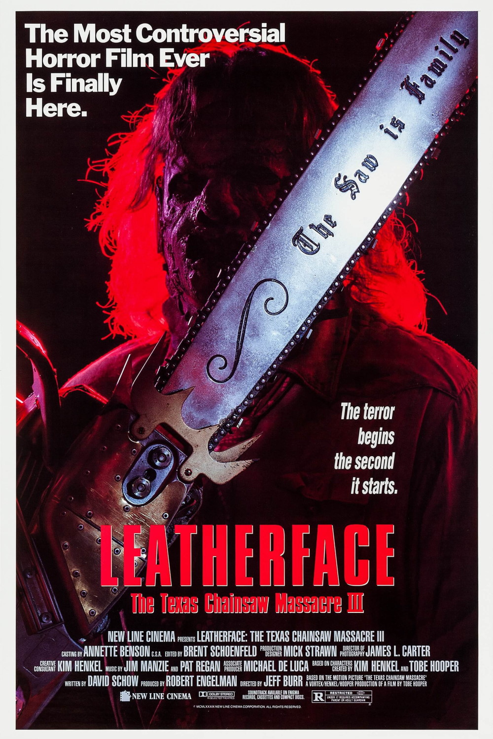 Leatherface: Texas Chainsaw Massacre III (1990) Poster