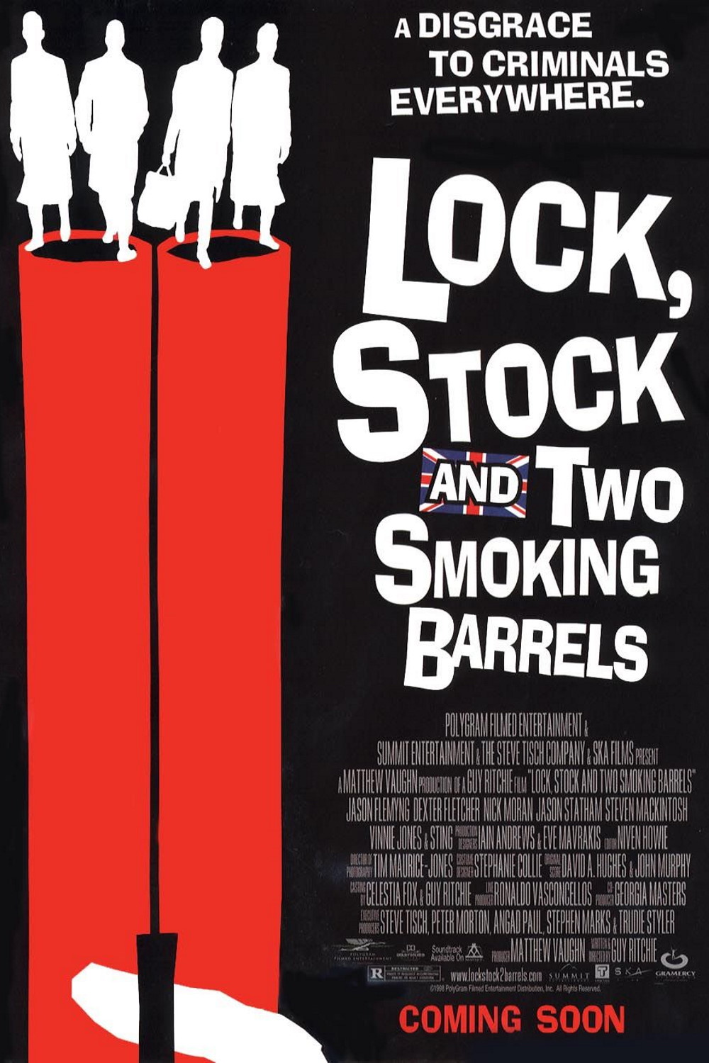 Lock, Stock and Two Smoking Barrels (1998) Poster