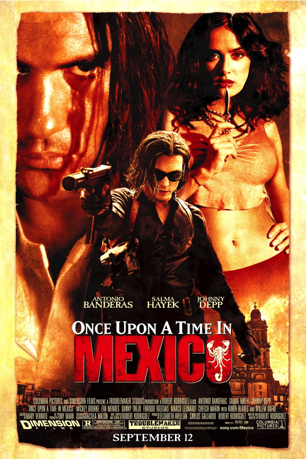Once Upon a Time in Mexico (2003) Poster
