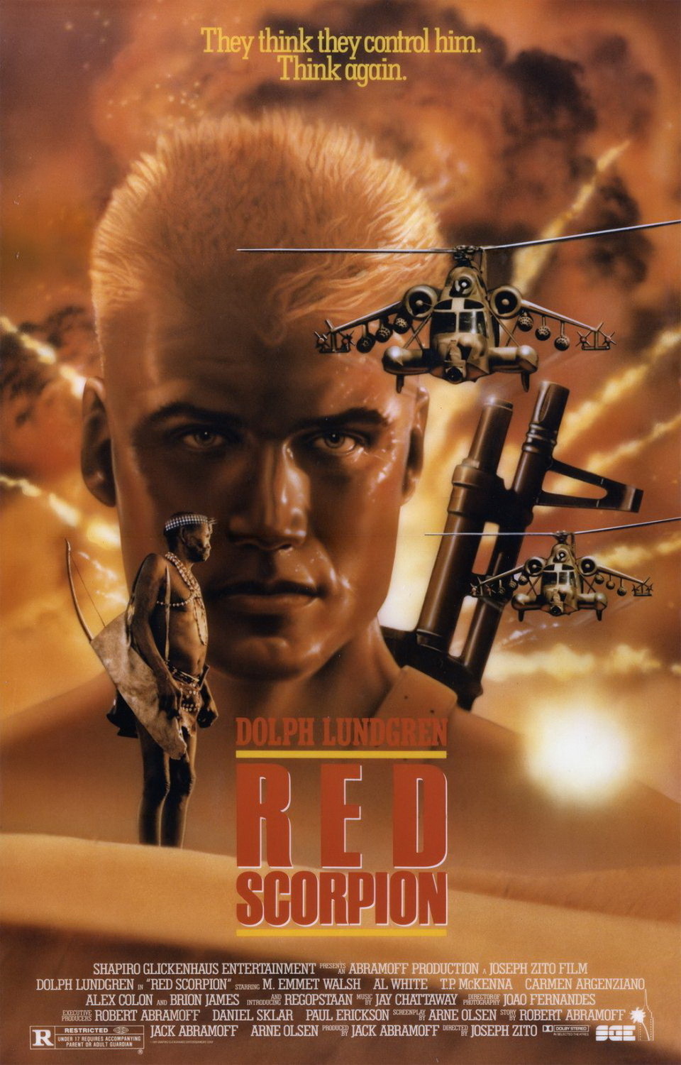 Poster for Red Scorpion (1988)