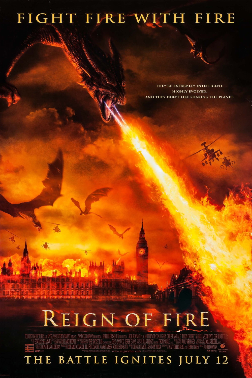 Reign of Fire (2002) Poster