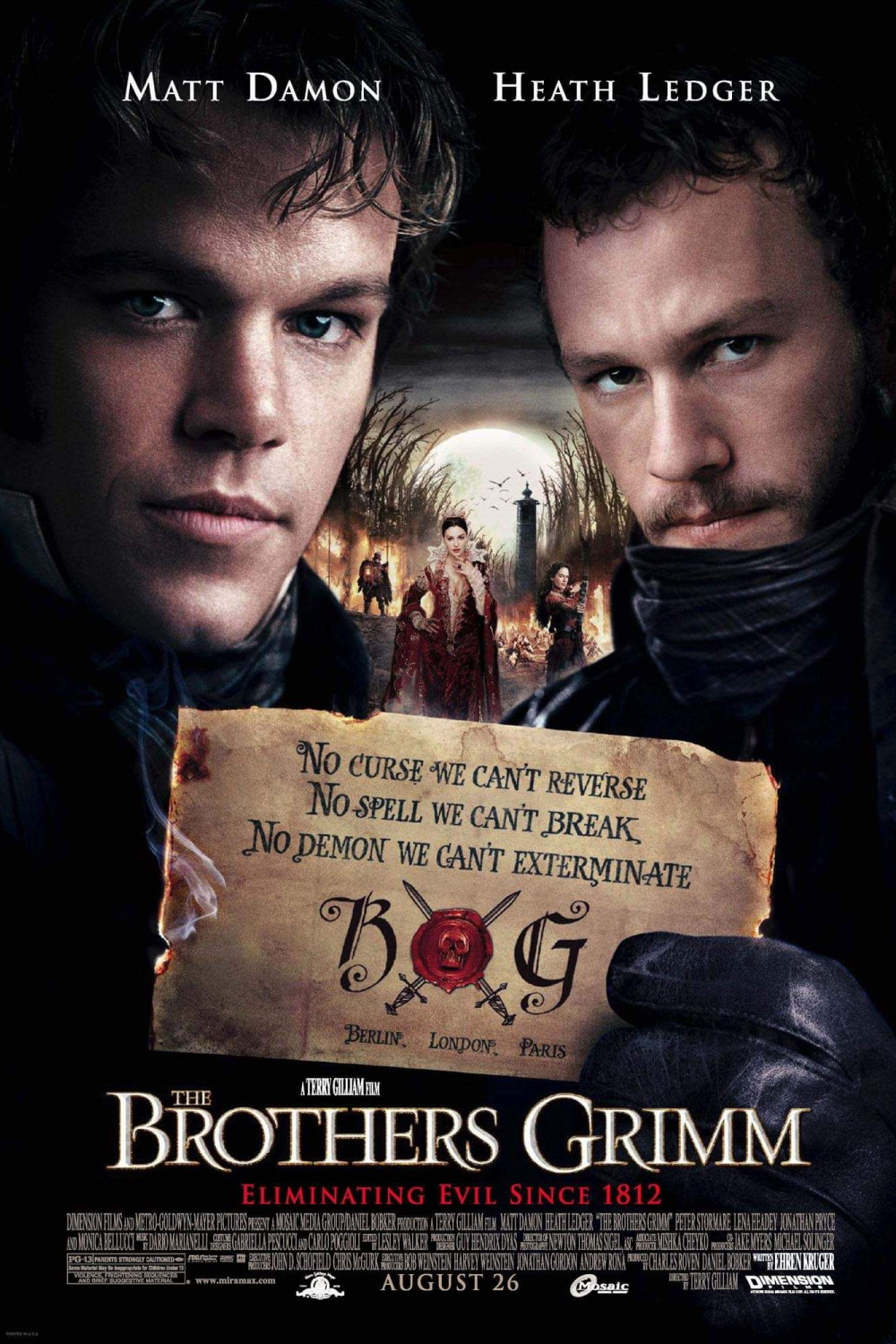 The Brothers Grimm (2005) Poster