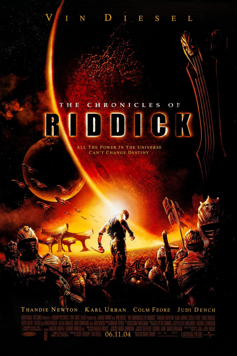 The Chronicles of Riddick (2004) Poster