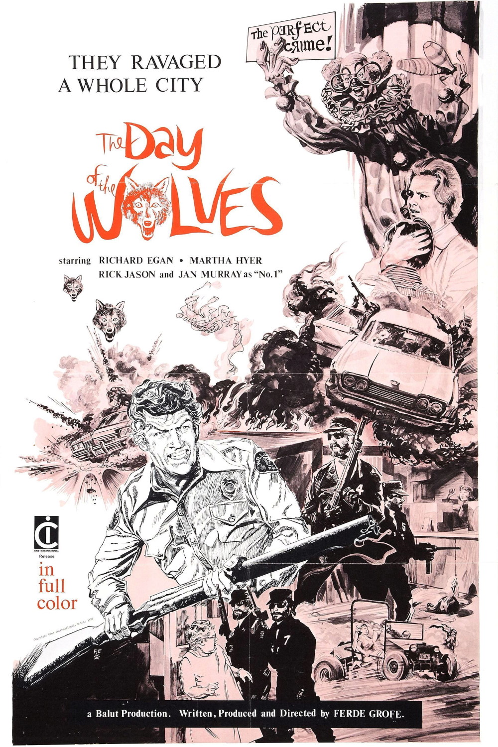 The Day of the Wolves (1971) Poster