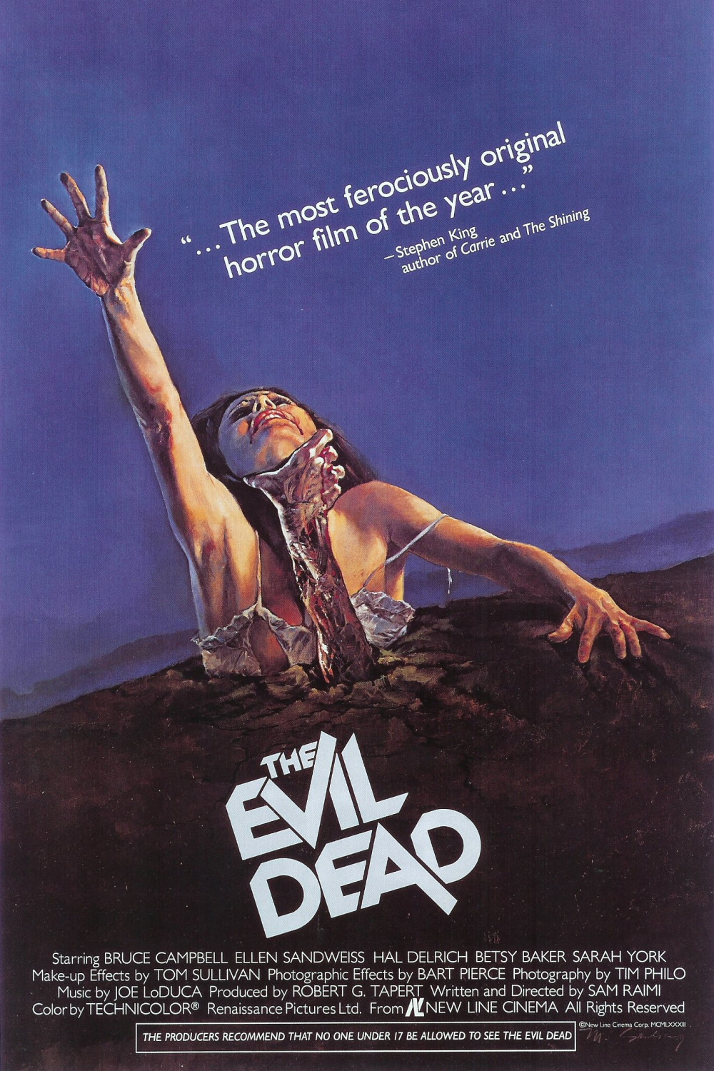 The Evil Dead (1981) Poster