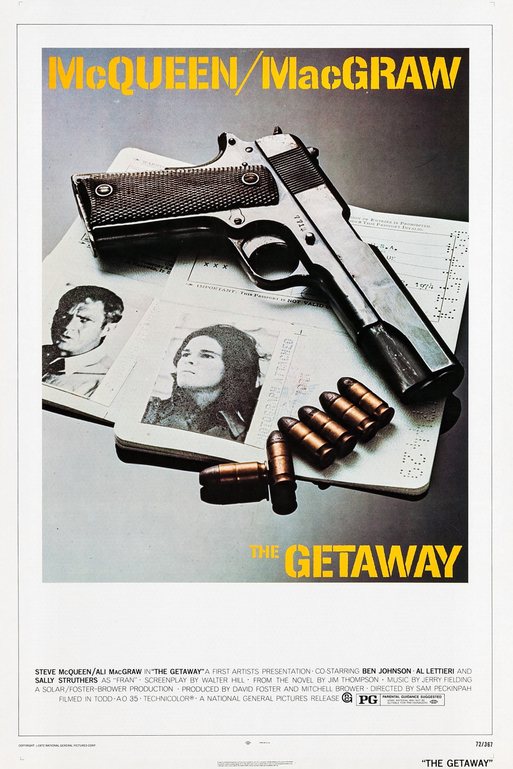 The Getaway (1972) Poster