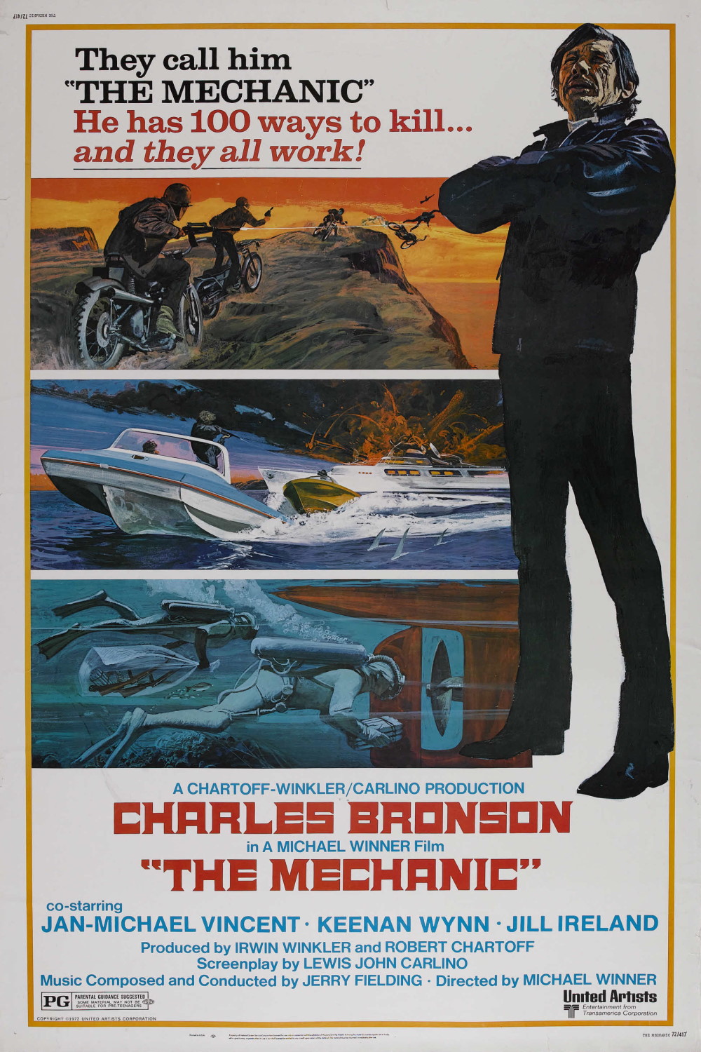 The Mechanic (1972) Poster