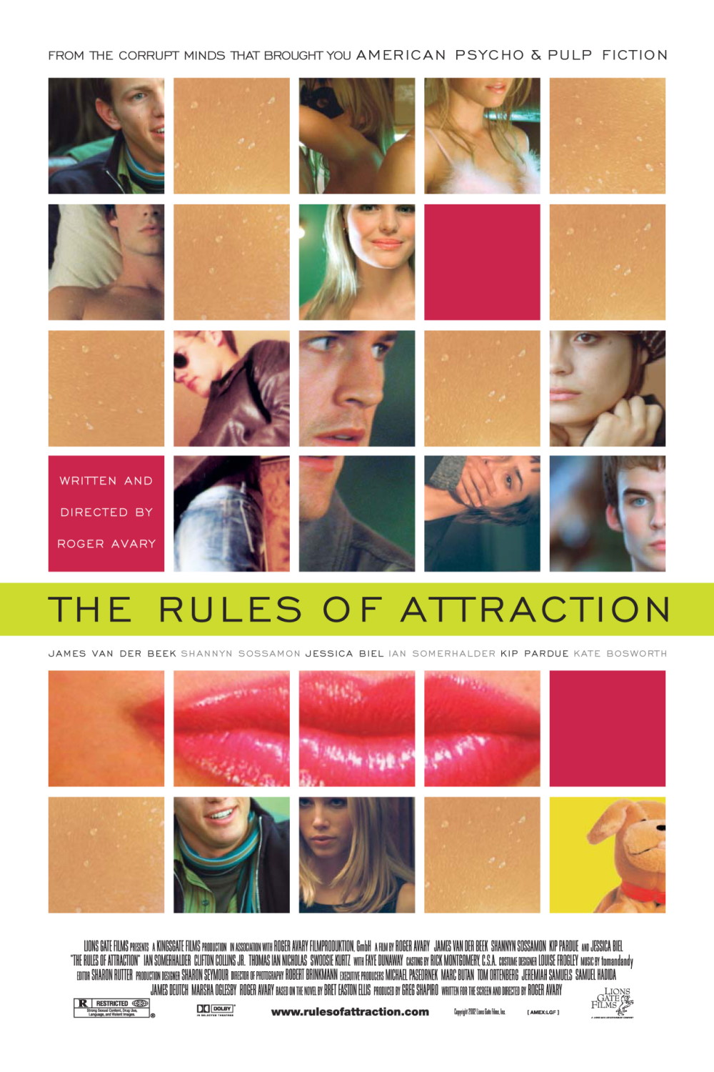 The Rules of Attraction (2002) Poster
