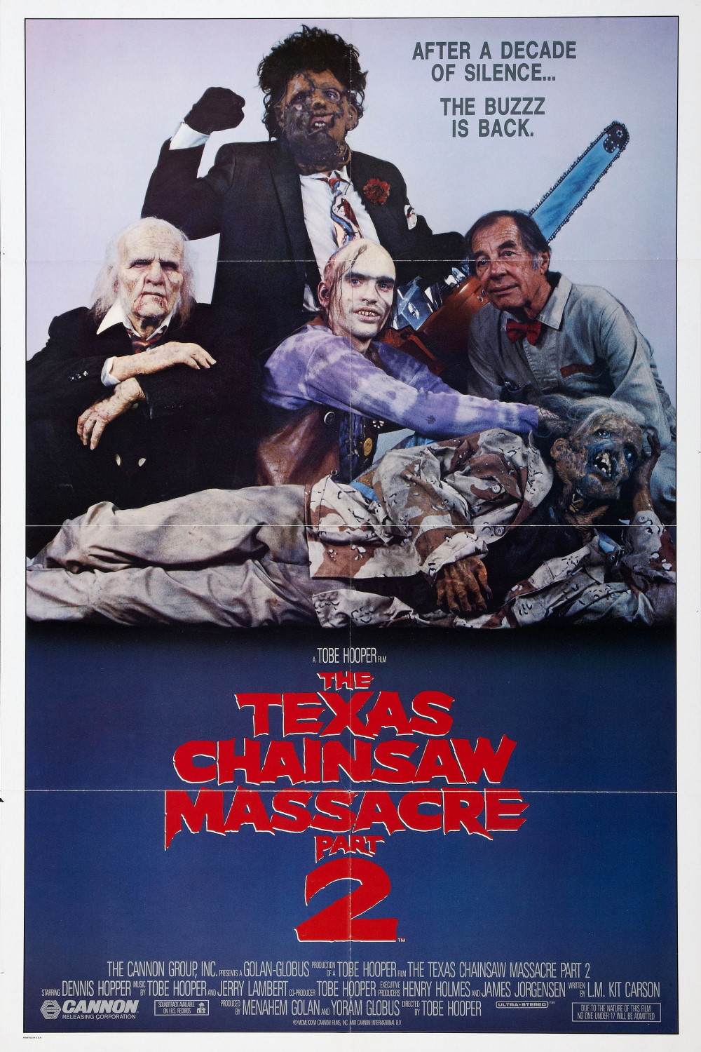 The Texas Chainsaw Massacre 2 (1986) Poster