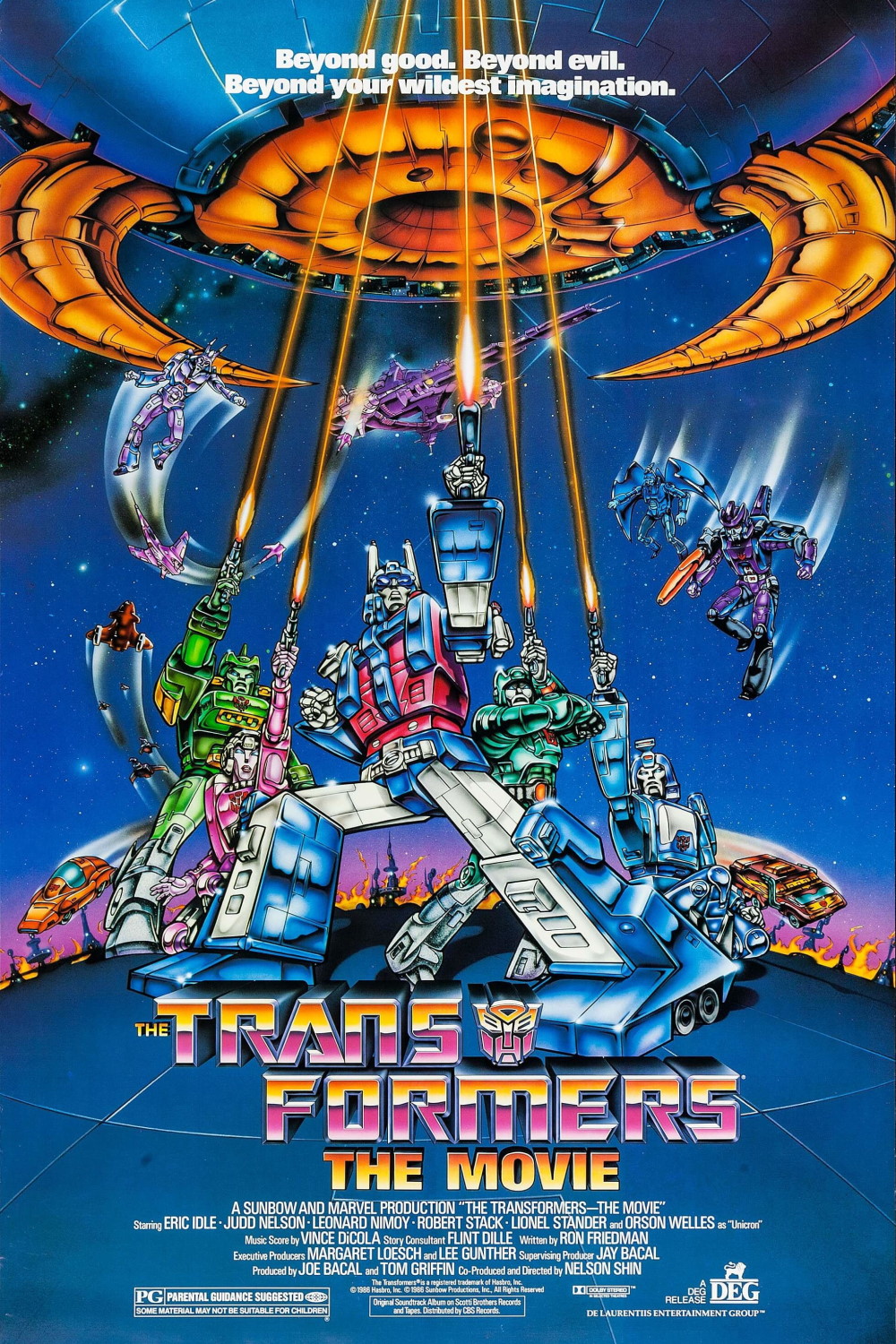 The Transformers: The Movie (1986) Poster