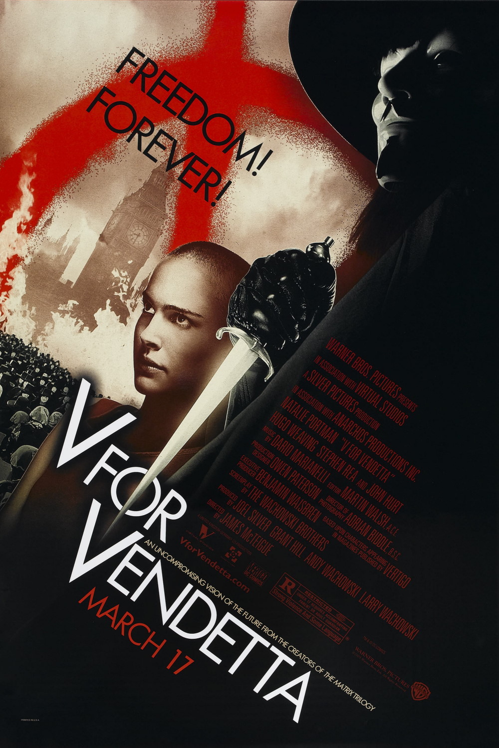 V for Vendetta (2005) Poster