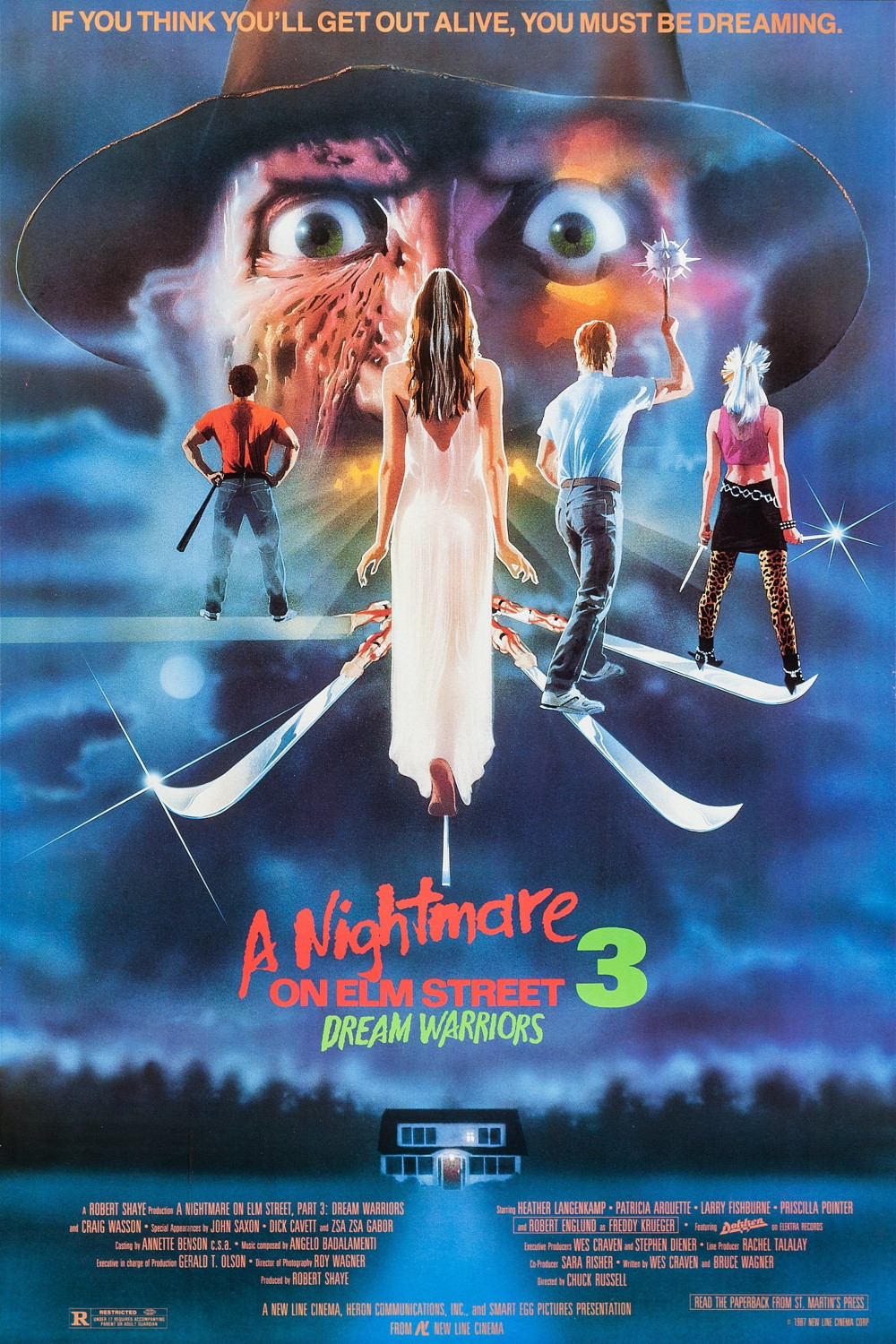A Nightmare on Elm Street 3: Dream Warriors (1987) Poster