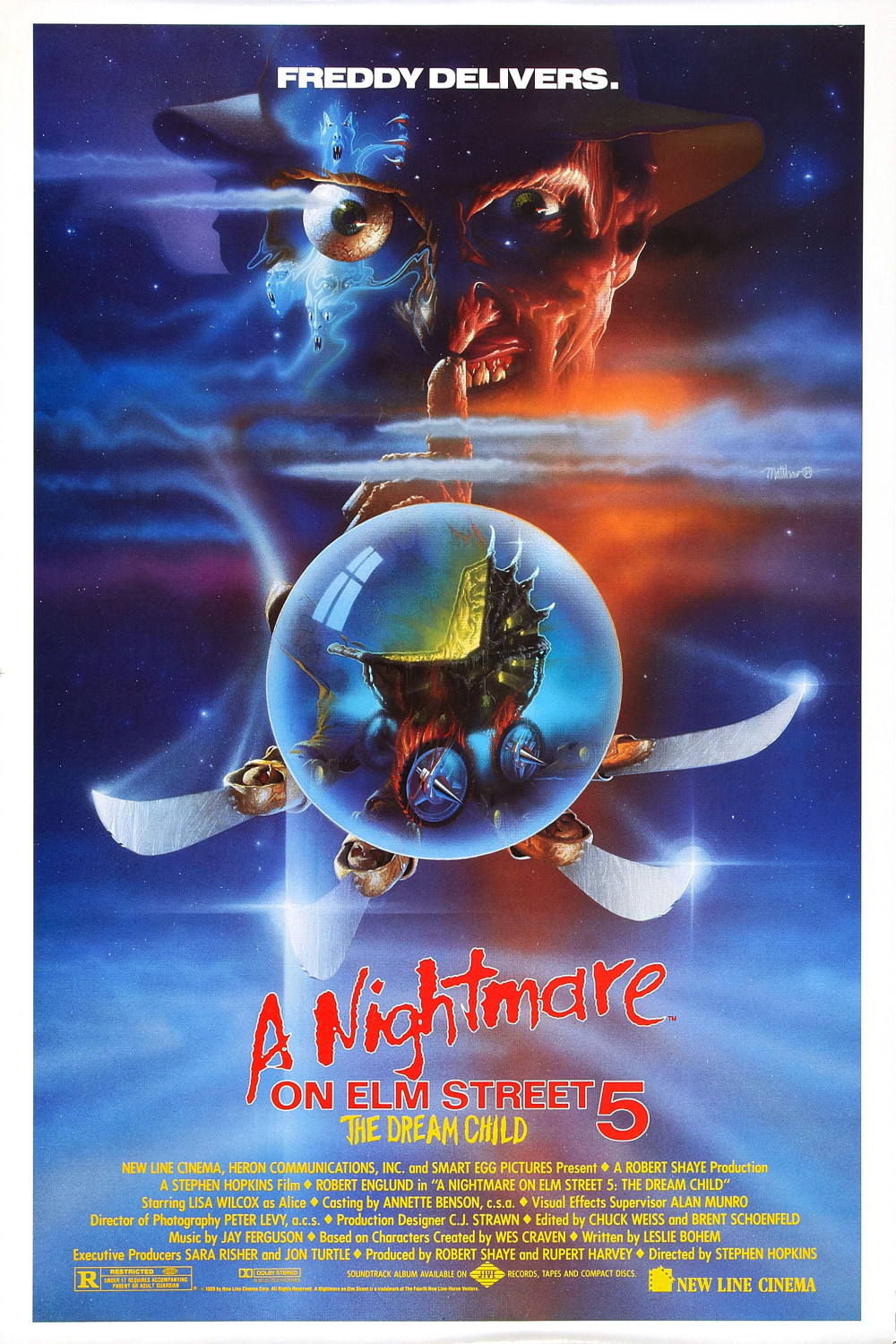 A Nightmare on Elm Street 5: The Dream Child (1989) Poster