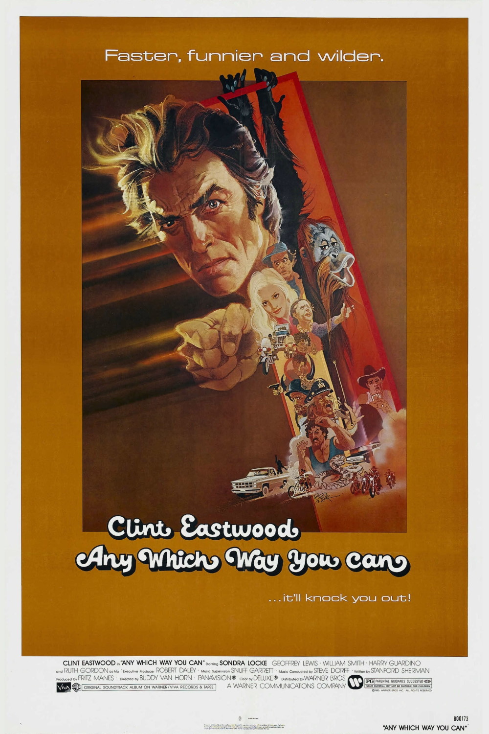 Any Which Way You Can (1980) Poster