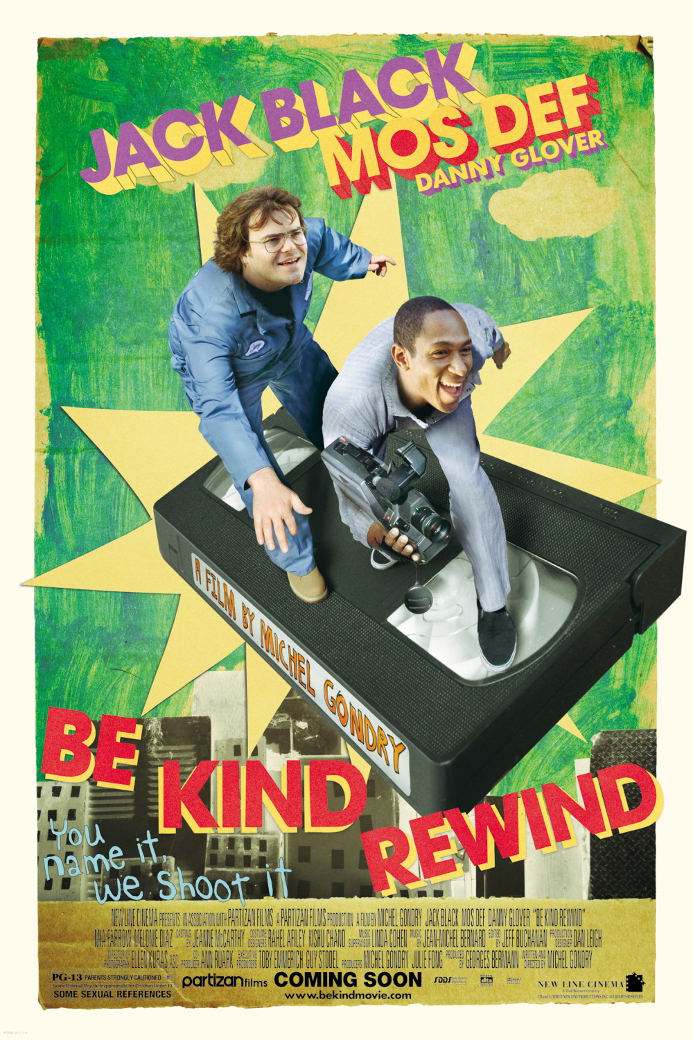 Be Kind Rewind (2008) Poster