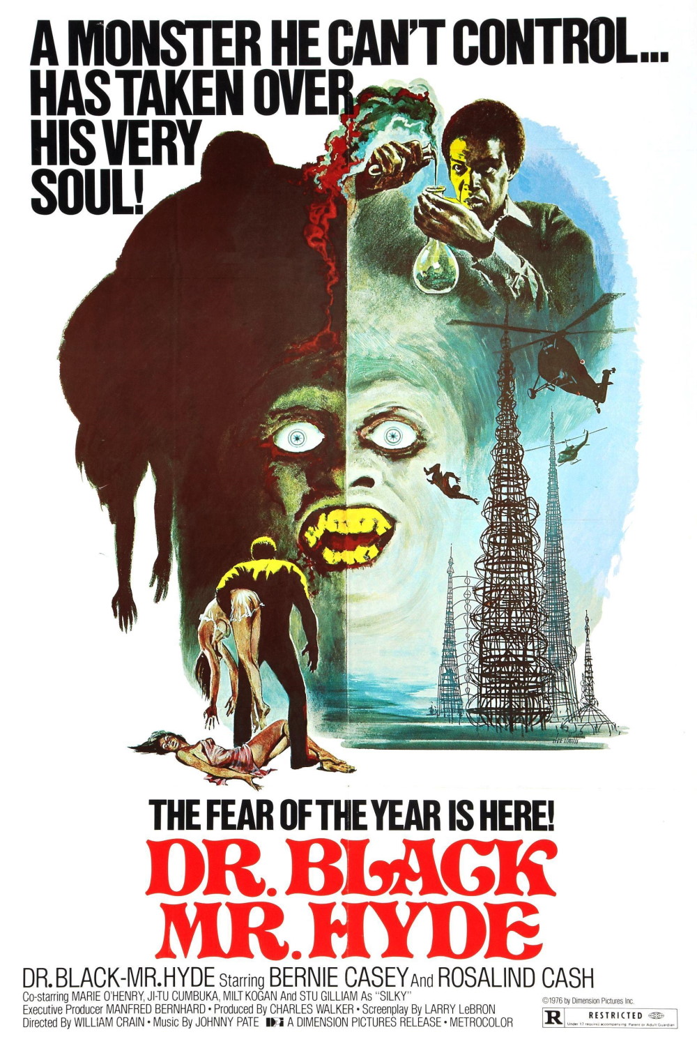 Dr. Black and Mr. Hyde (1976) Poster