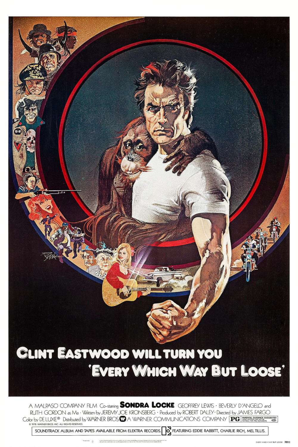 Every Which Way but Loose (1978) Poster