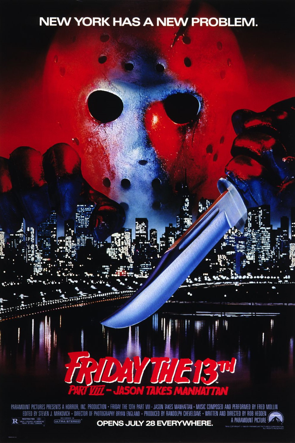 Friday the 13th Part VIII: Jason Takes Manhattan (1989) Poster