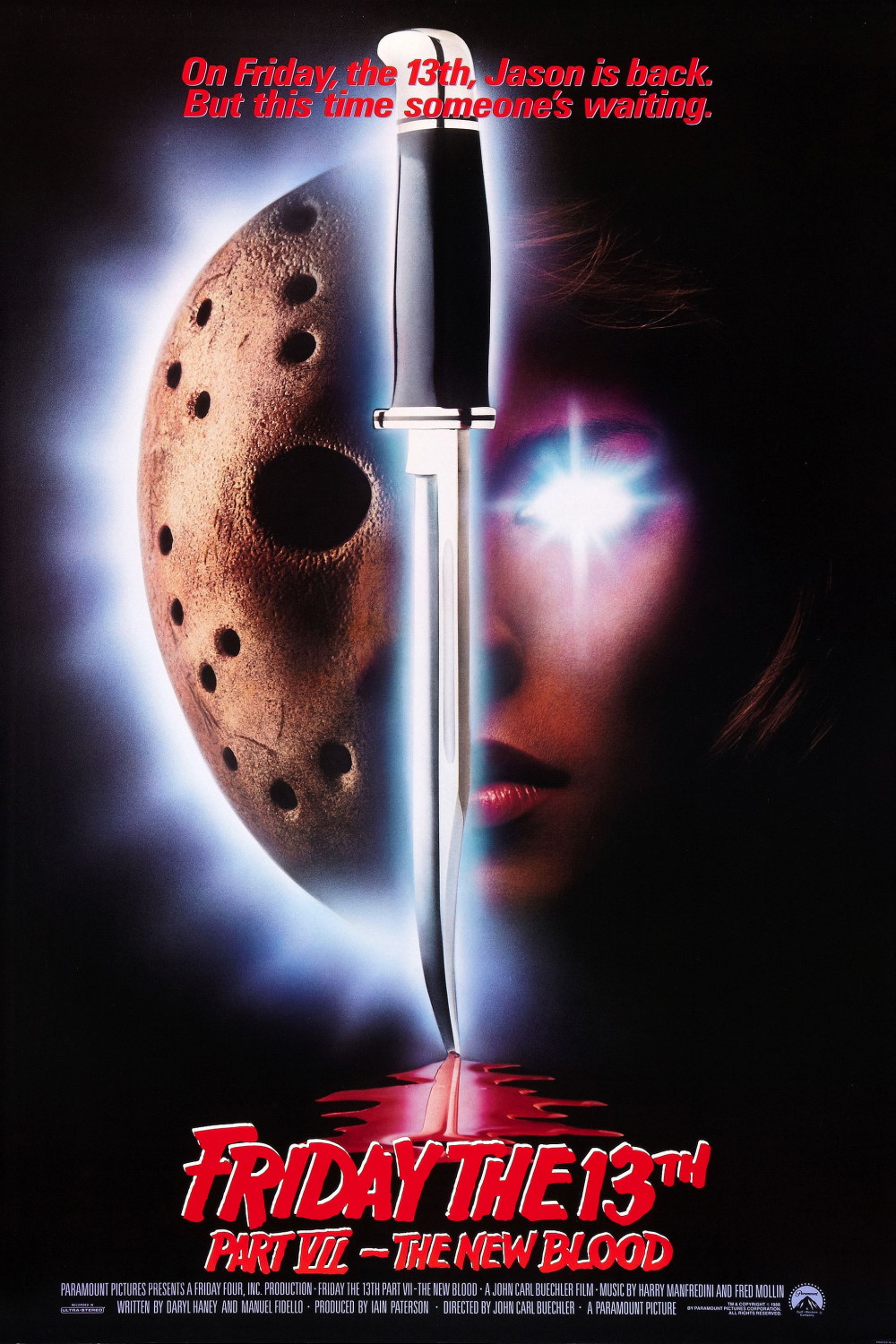 Friday the 13th Part VII: The New Blood (1988) Poster