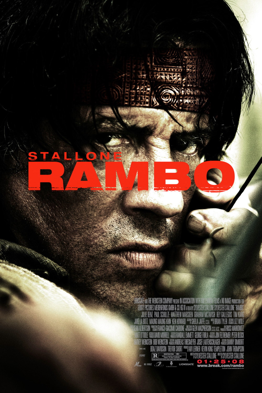 Poster for Rambo (2008)