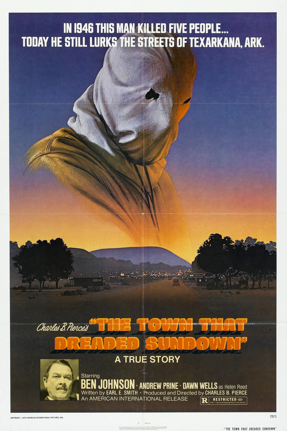 The Town That Dreaded Sundown (1976) Poster