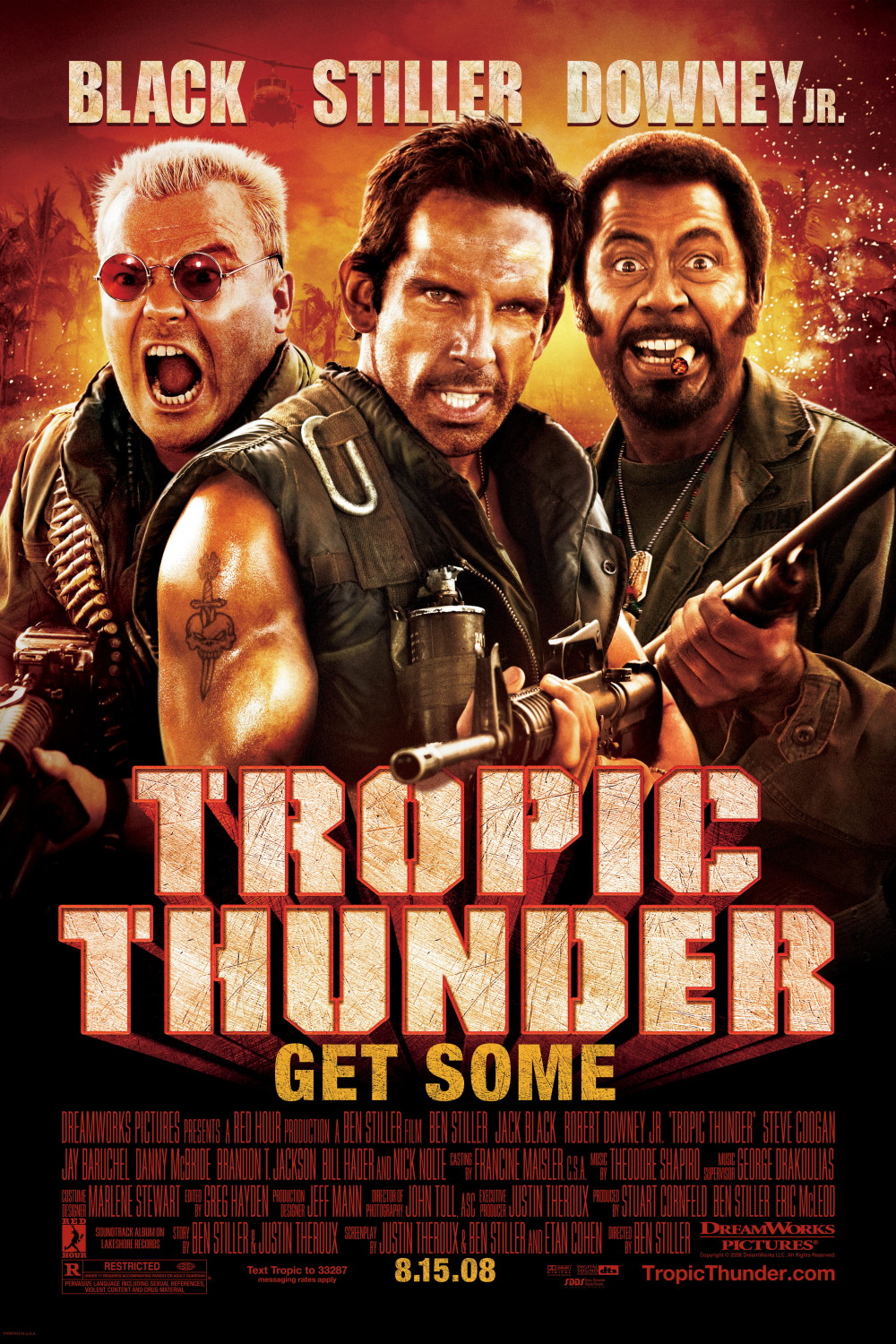 Tropic Thunder (2008) Poster