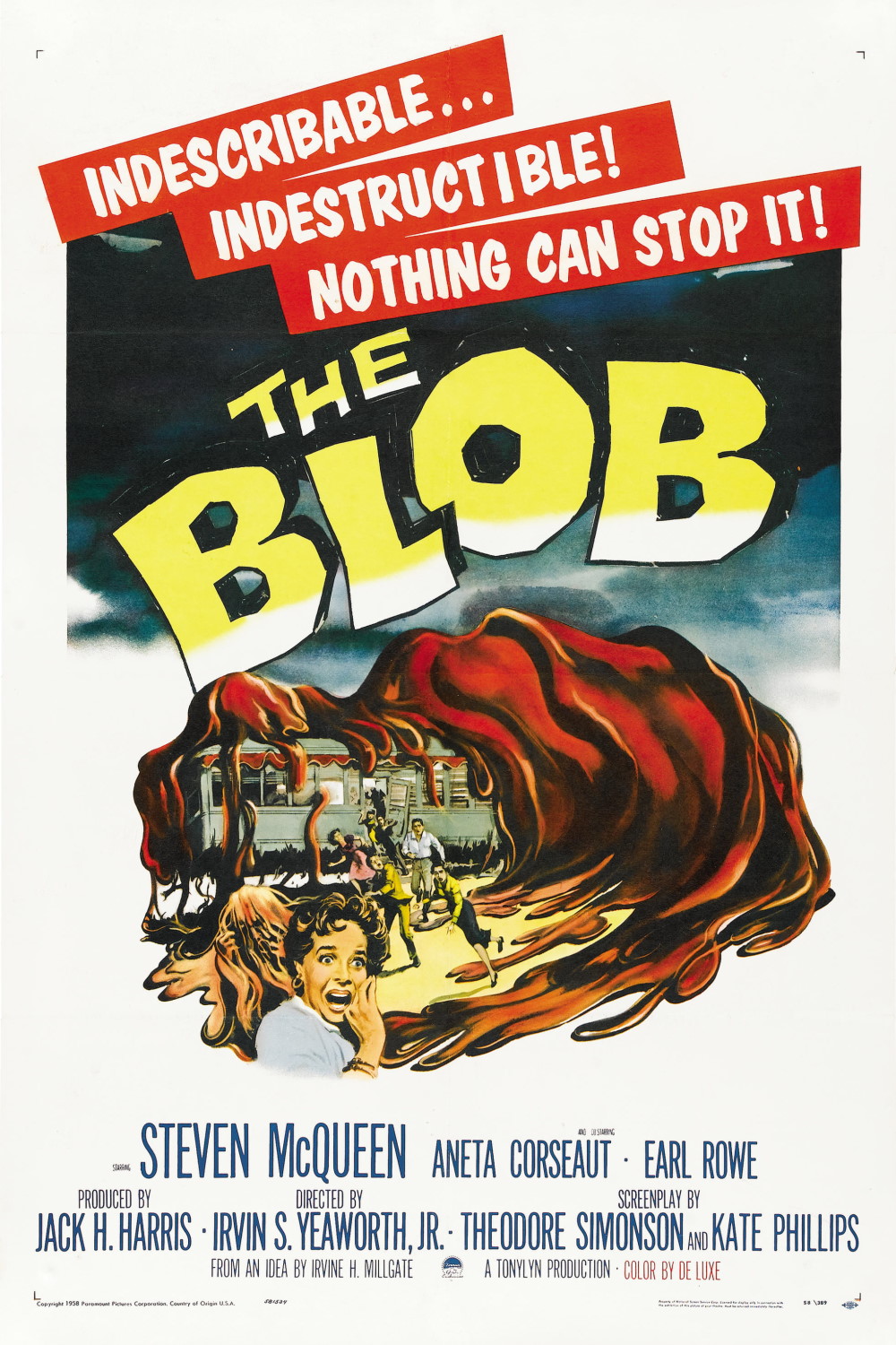 The Blob (1958) Poster
