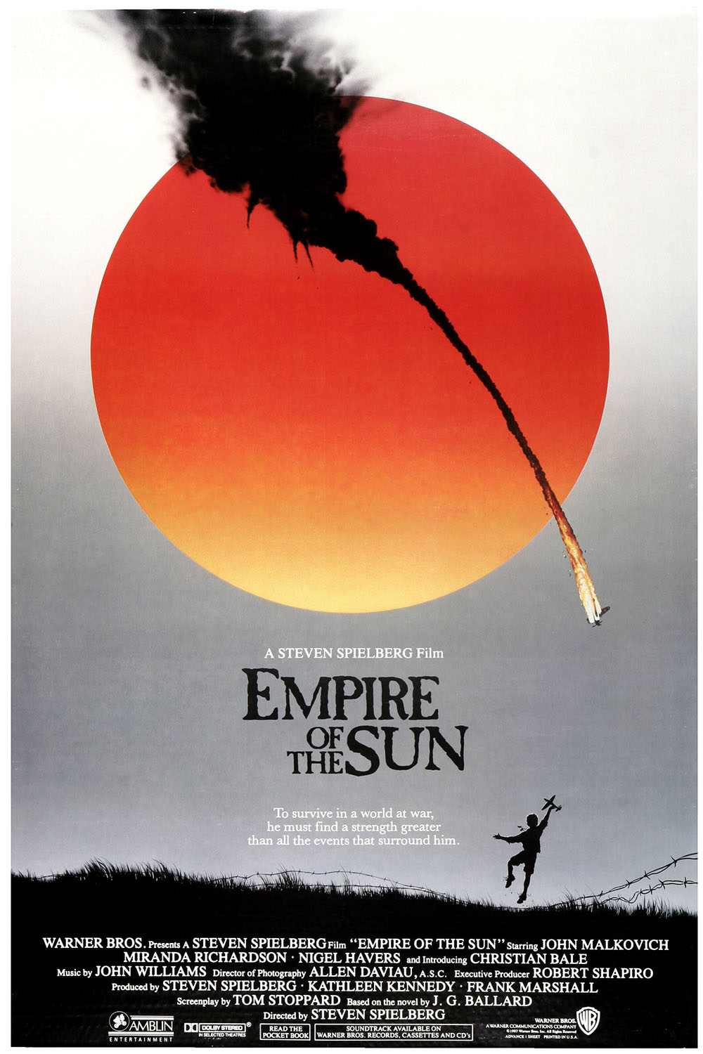 Poster for Empire of the Sun (1987)
