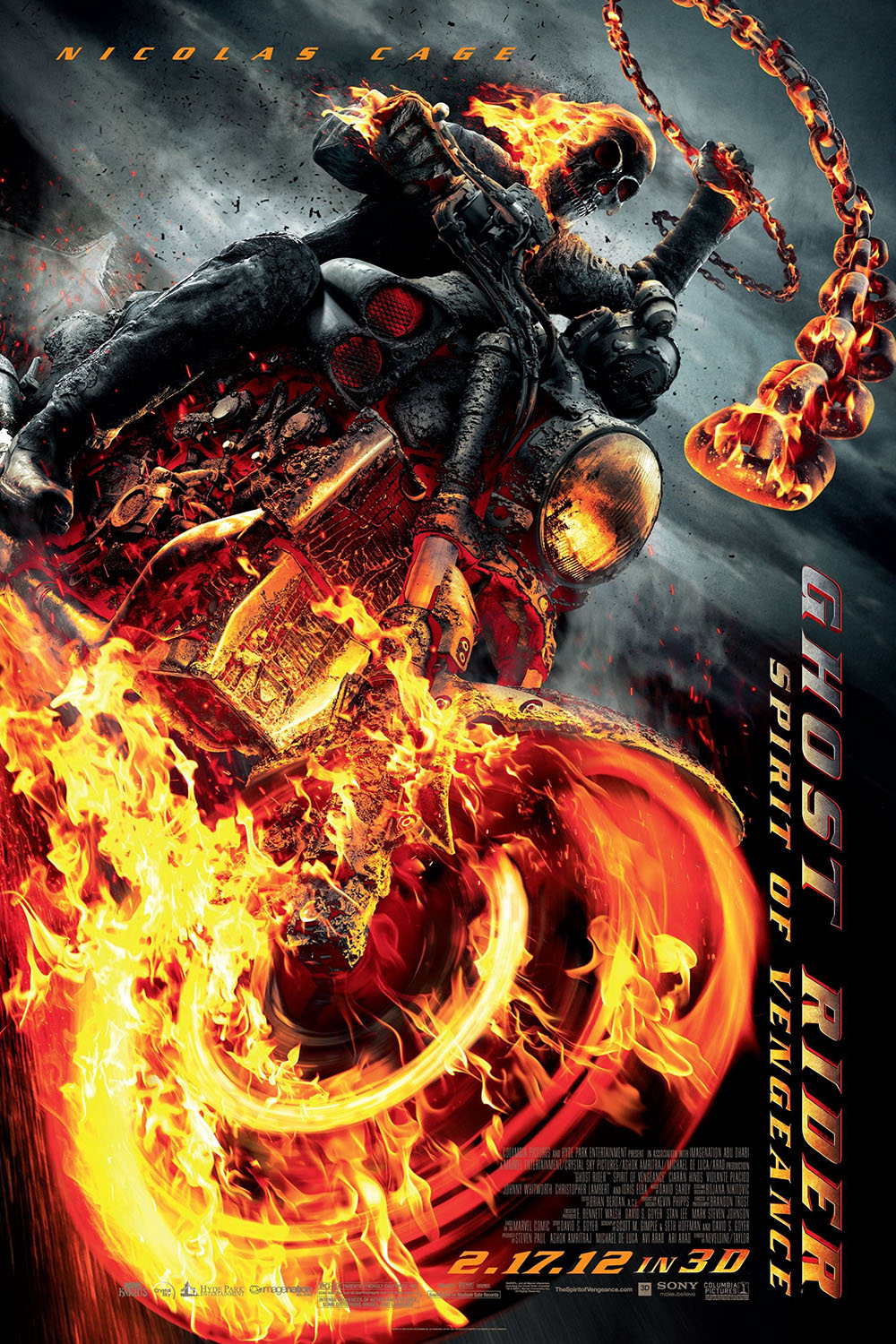 Poster for Ghost Rider: Spirit of Vengeance (2011)