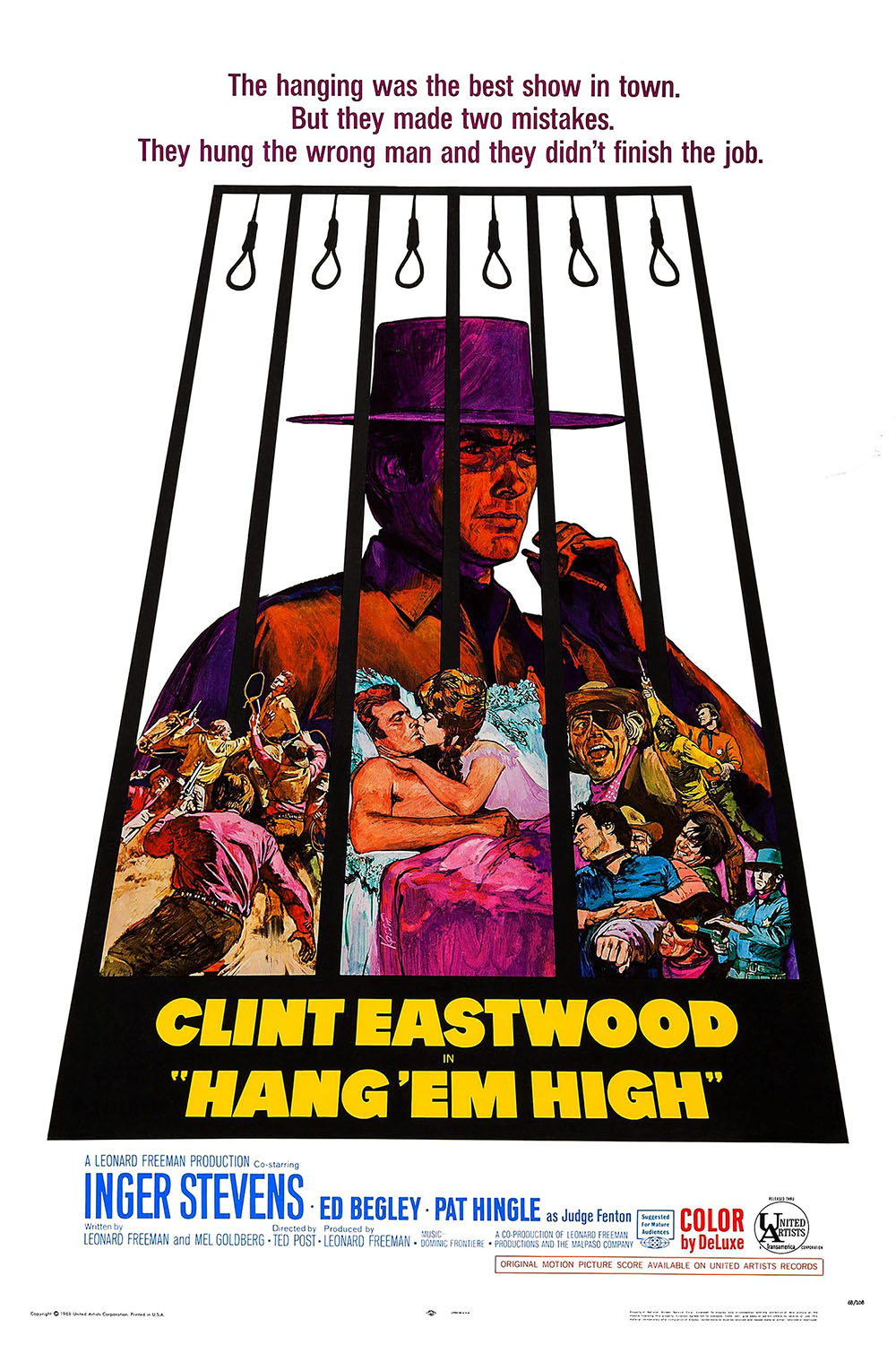 Poster for Hang ’em High (1968)