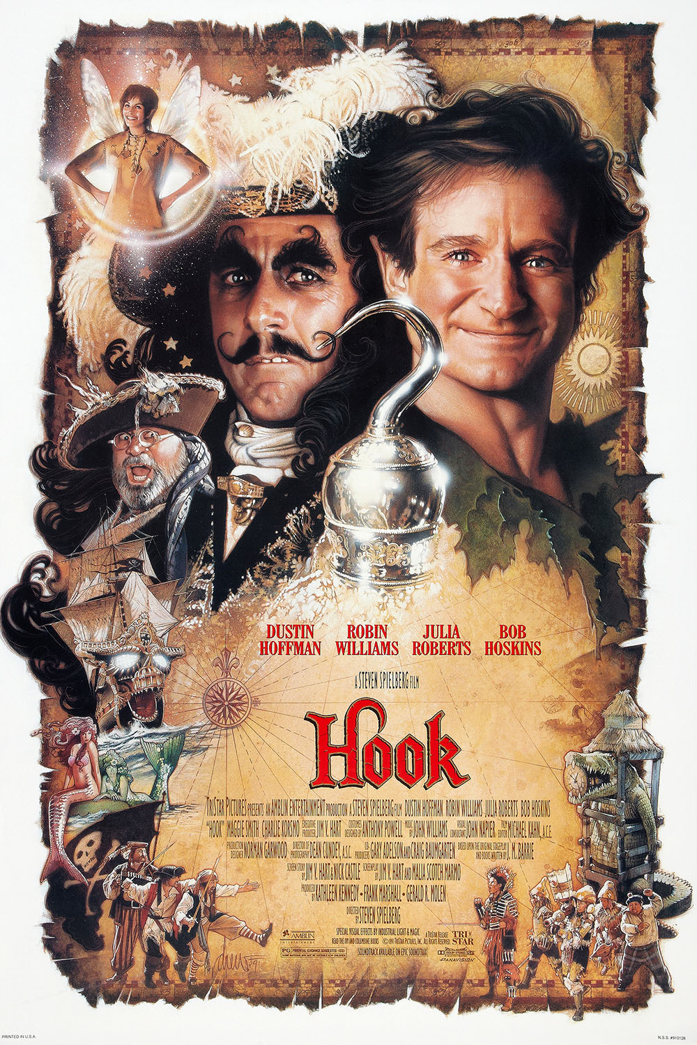 Poster for Hook (1991)