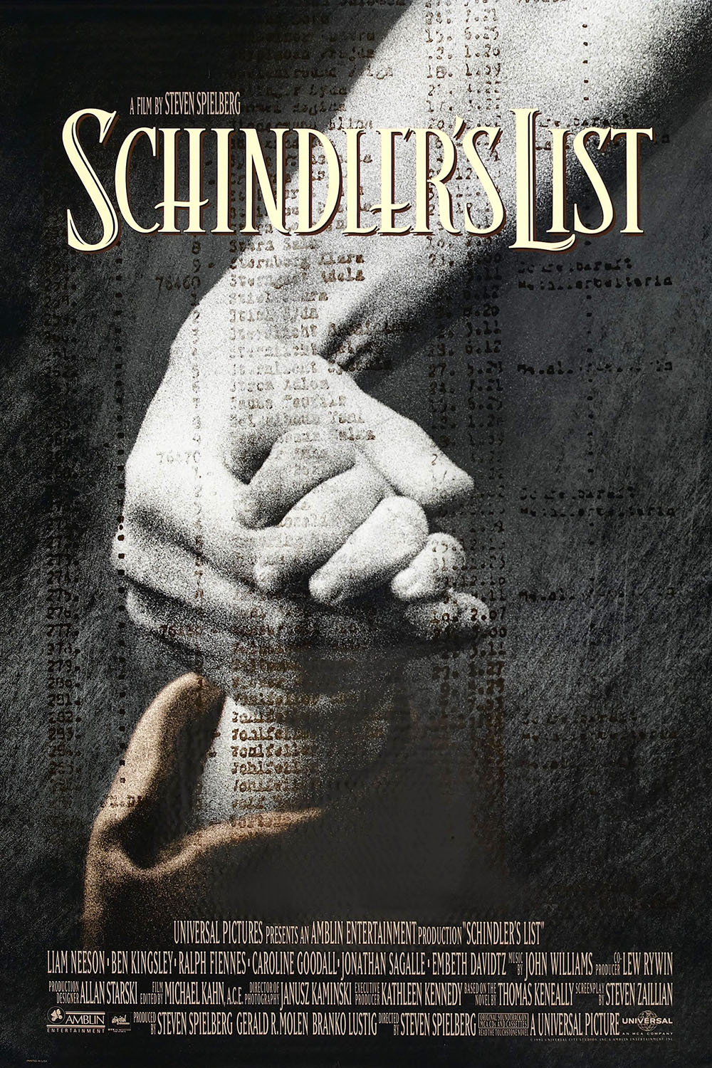 Poster for Schindler’s List (1993)
