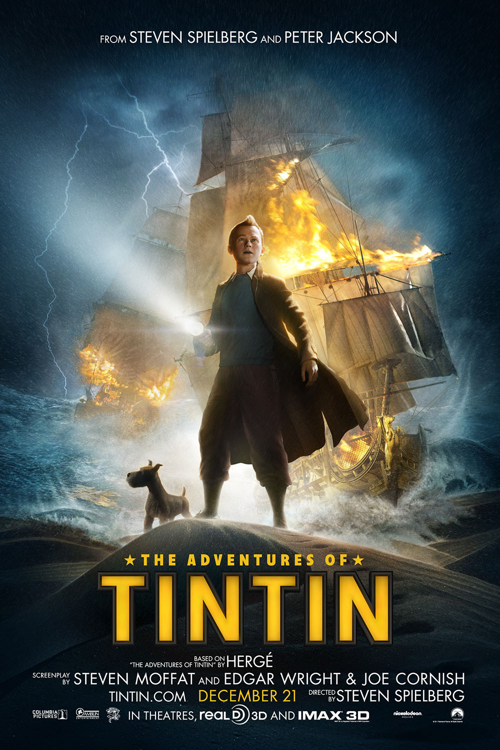 Poster for The Adventures of Tintin (2011)
