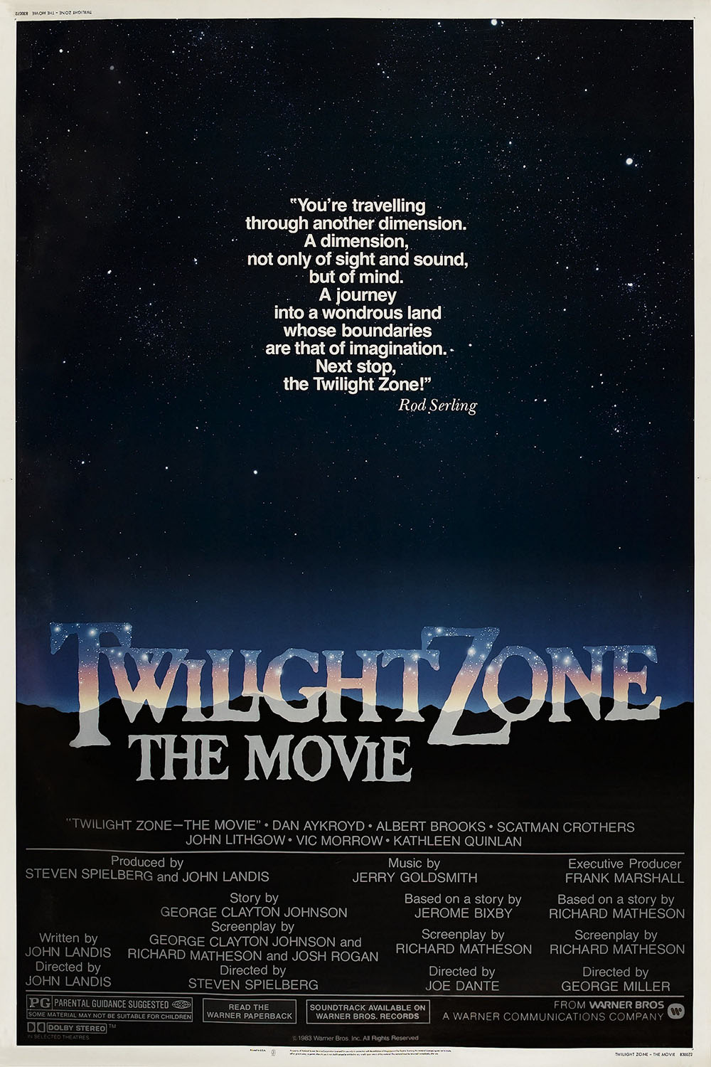 Poster for Twilight Zone: The Movie (1983)