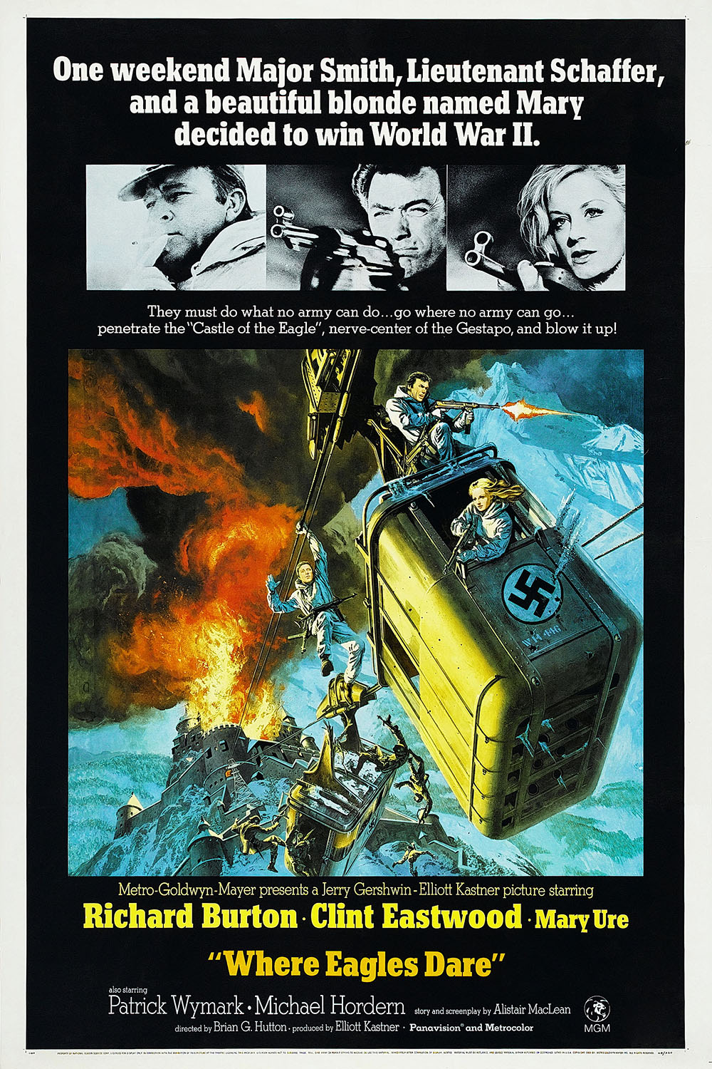 Poster for Where Eagles Dare (1968)